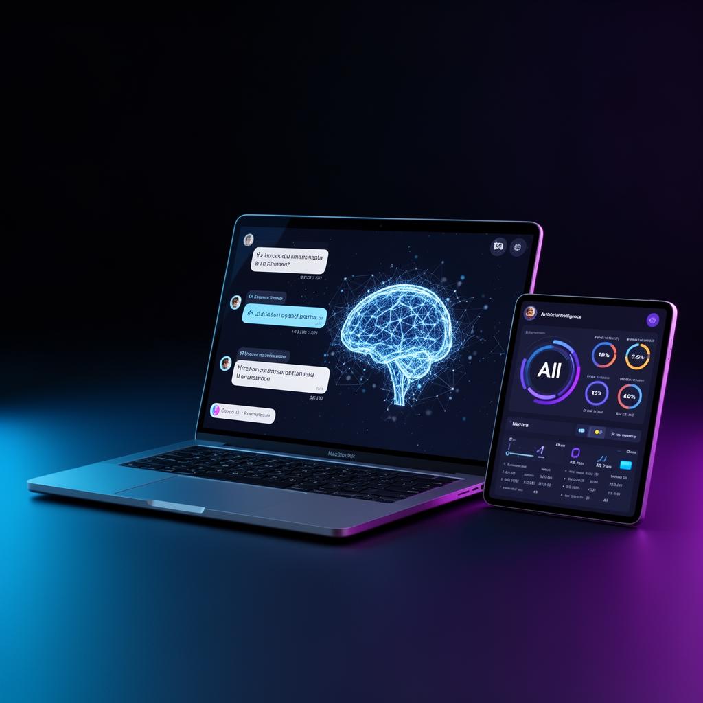 Dashboard de inteligencia artificial con chatbot y análisis de datos